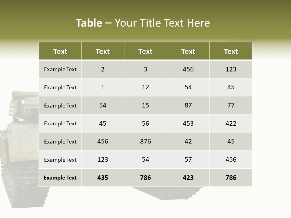 Mobile Weapon Target PowerPoint Template