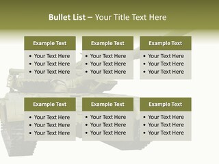 Mobile Weapon Target PowerPoint Template
