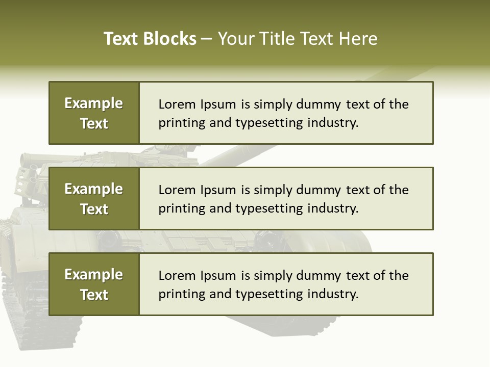 Mobile Weapon Target PowerPoint Template