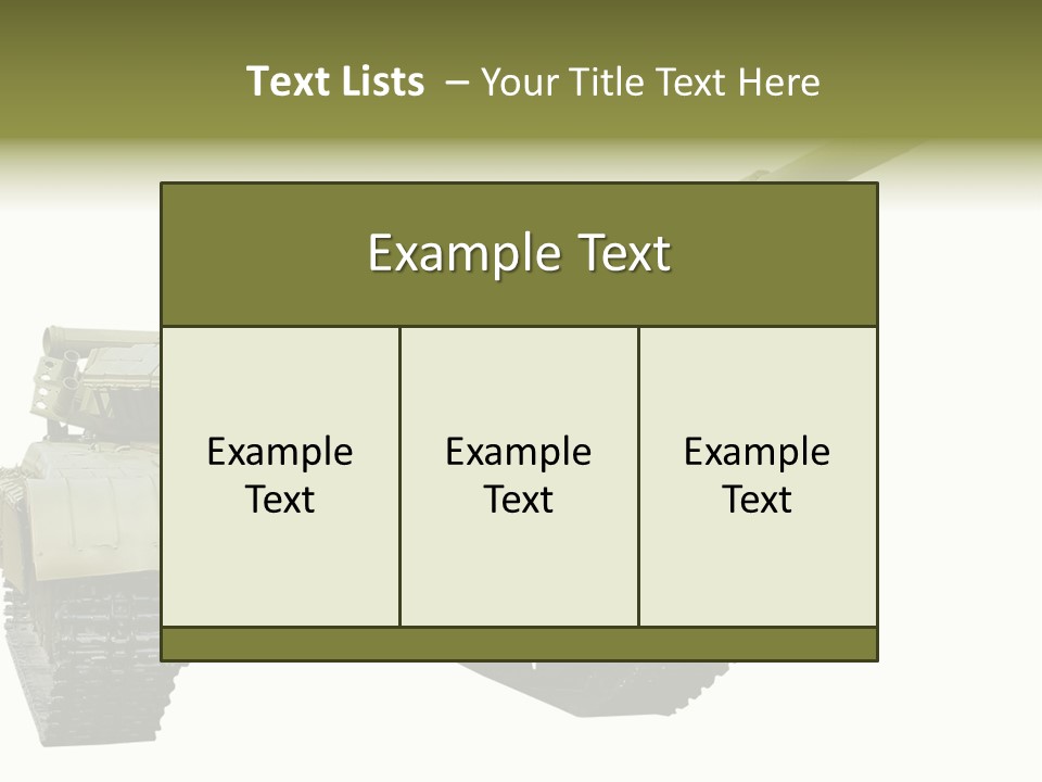 Mobile Weapon Target PowerPoint Template
