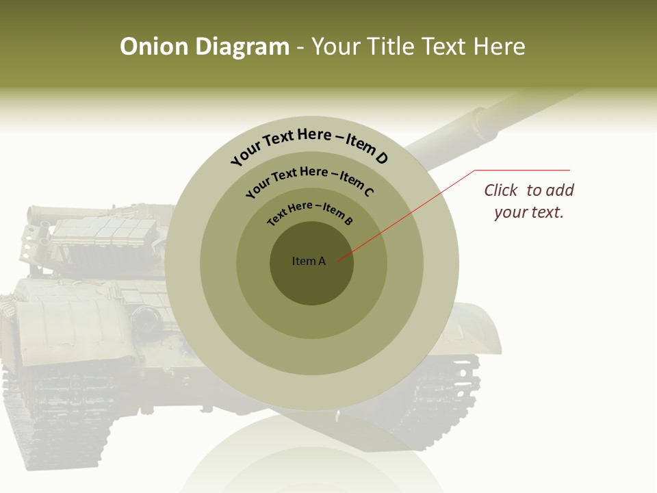 Mobile Weapon Target PowerPoint Template