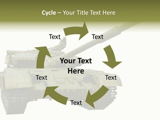 Mobile Weapon Target PowerPoint Template