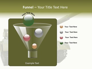Mobile Weapon Target PowerPoint Template