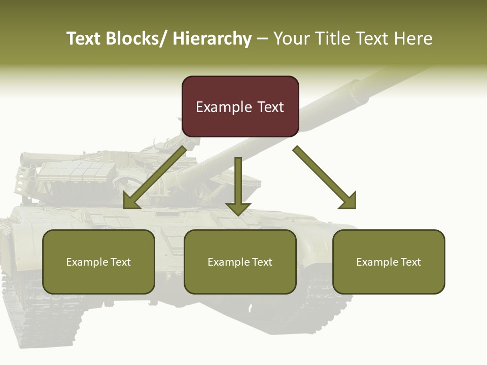Mobile Weapon Target PowerPoint Template