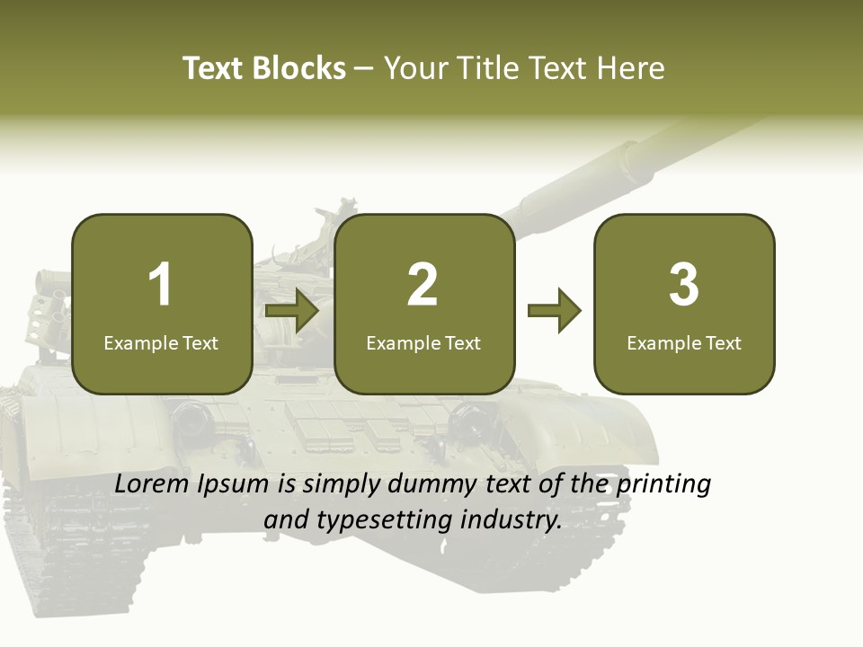 Mobile Weapon Target PowerPoint Template