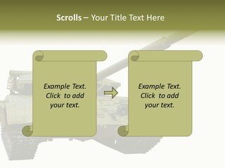 Mobile Weapon Target PowerPoint Template