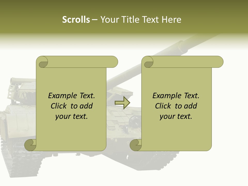 Mobile Weapon Target PowerPoint Template