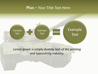 Mobile Weapon Target PowerPoint Template