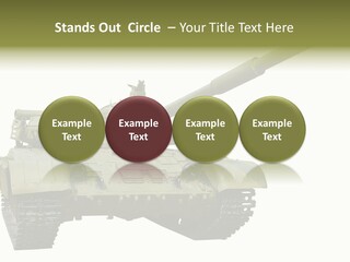 Mobile Weapon Target PowerPoint Template