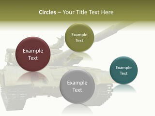 Mobile Weapon Target PowerPoint Template