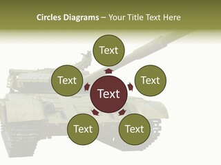 Mobile Weapon Target PowerPoint Template