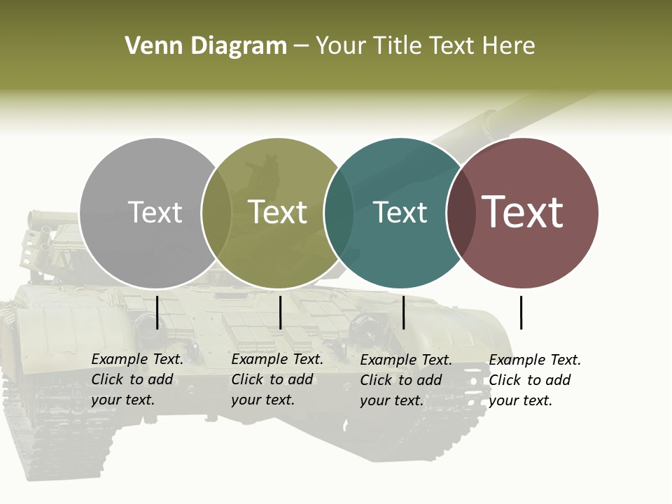 Mobile Weapon Target PowerPoint Template