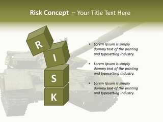 Mobile Weapon Target PowerPoint Template