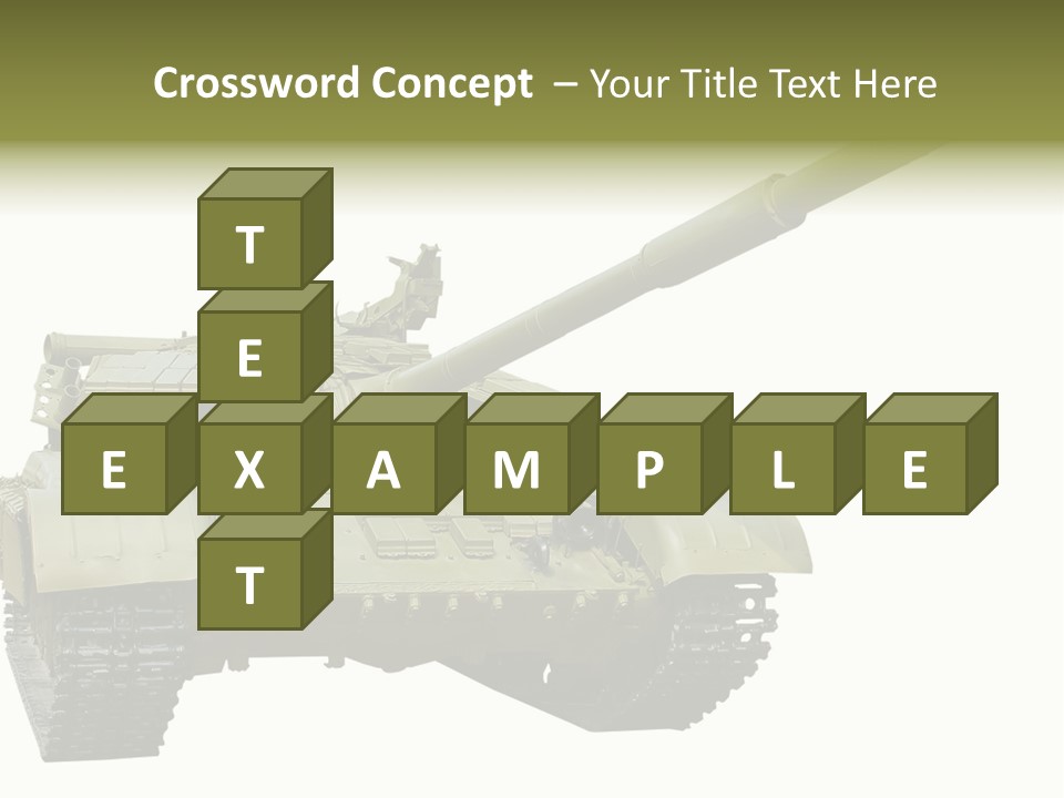 Mobile Weapon Target PowerPoint Template