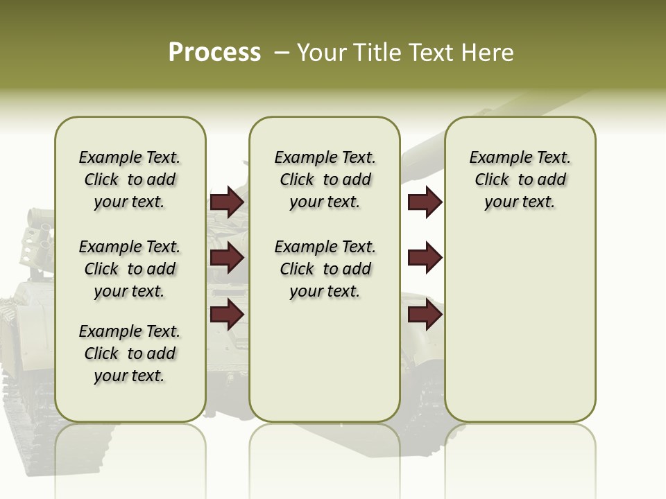 Mobile Weapon Target PowerPoint Template