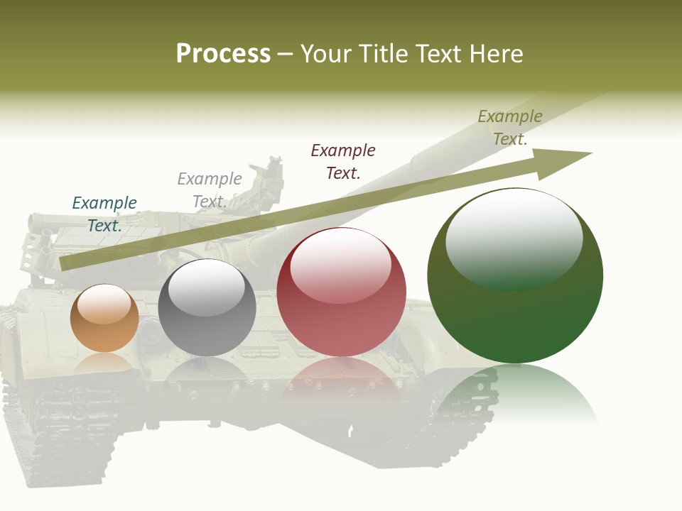 Mobile Weapon Target PowerPoint Template