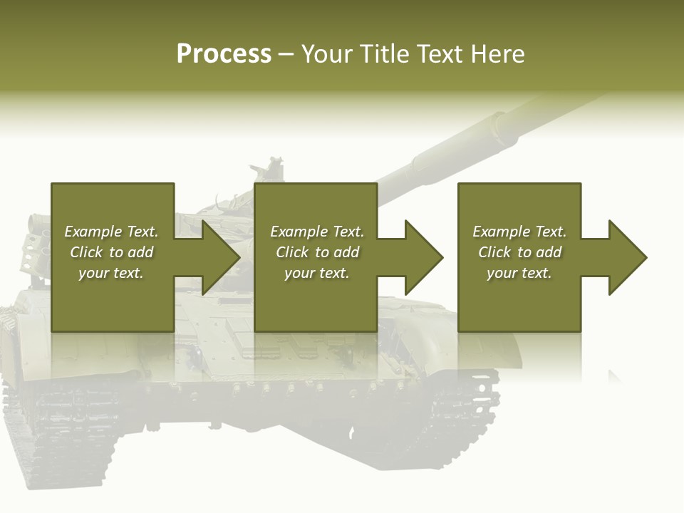 Mobile Weapon Target PowerPoint Template