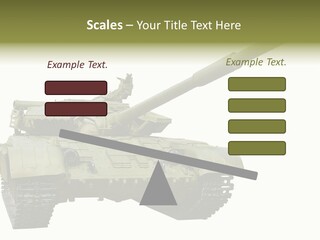 Mobile Weapon Target PowerPoint Template