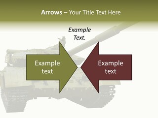 Mobile Weapon Target PowerPoint Template