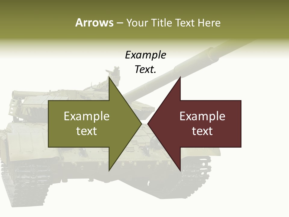 Mobile Weapon Target PowerPoint Template