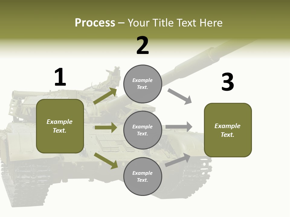 Mobile Weapon Target PowerPoint Template