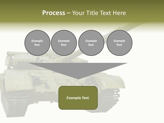 Mobile Weapon Target PowerPoint Template