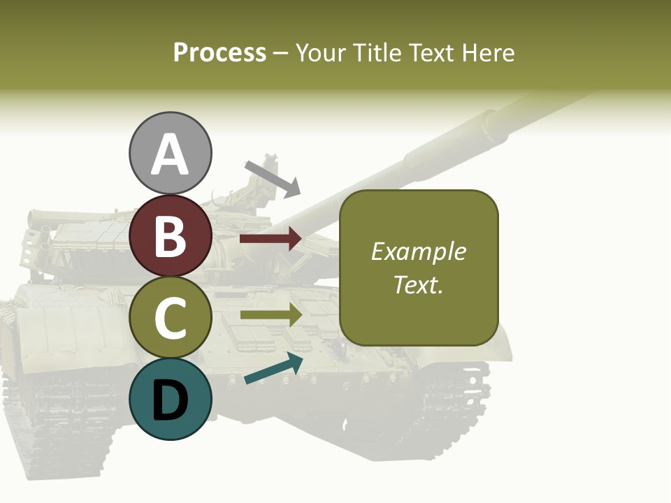 Mobile Weapon Target PowerPoint Template