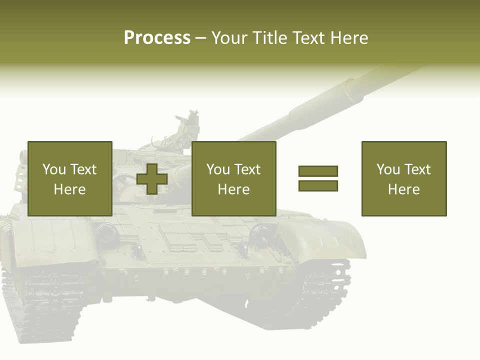 Mobile Weapon Target PowerPoint Template