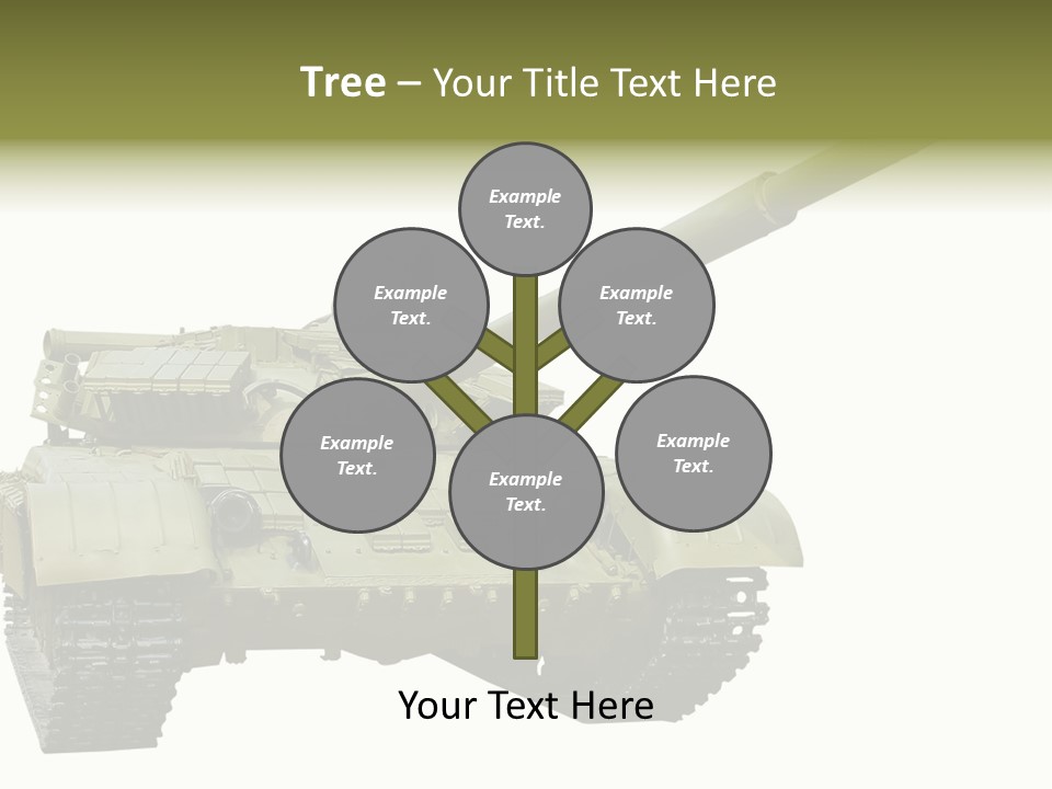 Mobile Weapon Target PowerPoint Template