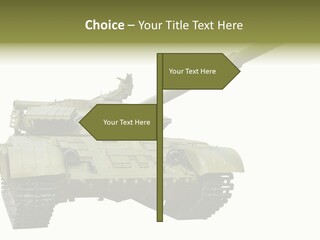 Mobile Weapon Target PowerPoint Template