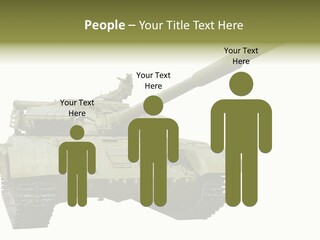 Mobile Weapon Target PowerPoint Template