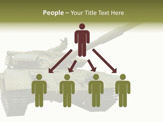 Mobile Weapon Target PowerPoint Template