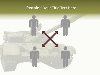 Mobile Weapon Target PowerPoint Template