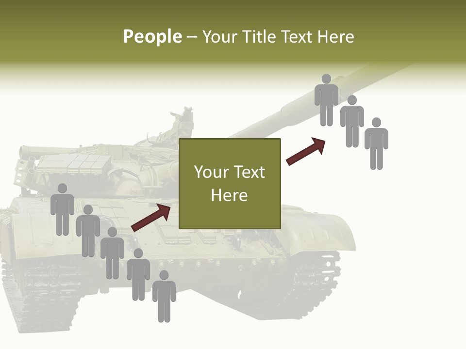 Mobile Weapon Target PowerPoint Template