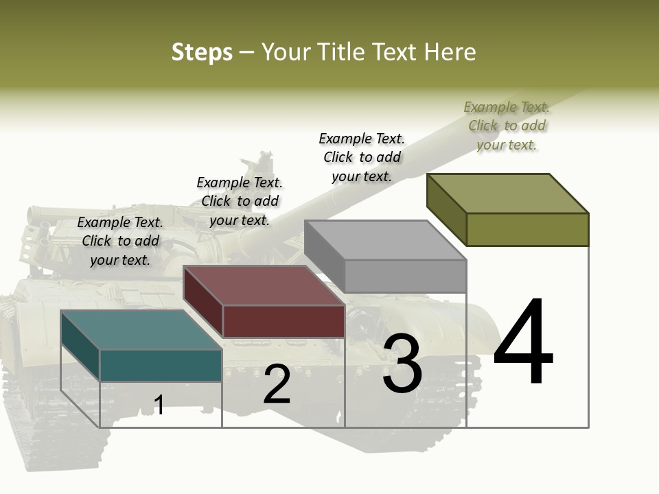 Mobile Weapon Target PowerPoint Template