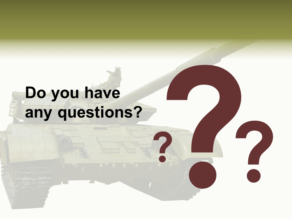 Mobile Weapon Target PowerPoint Template