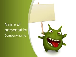 Magnification Banner Call PowerPoint Template