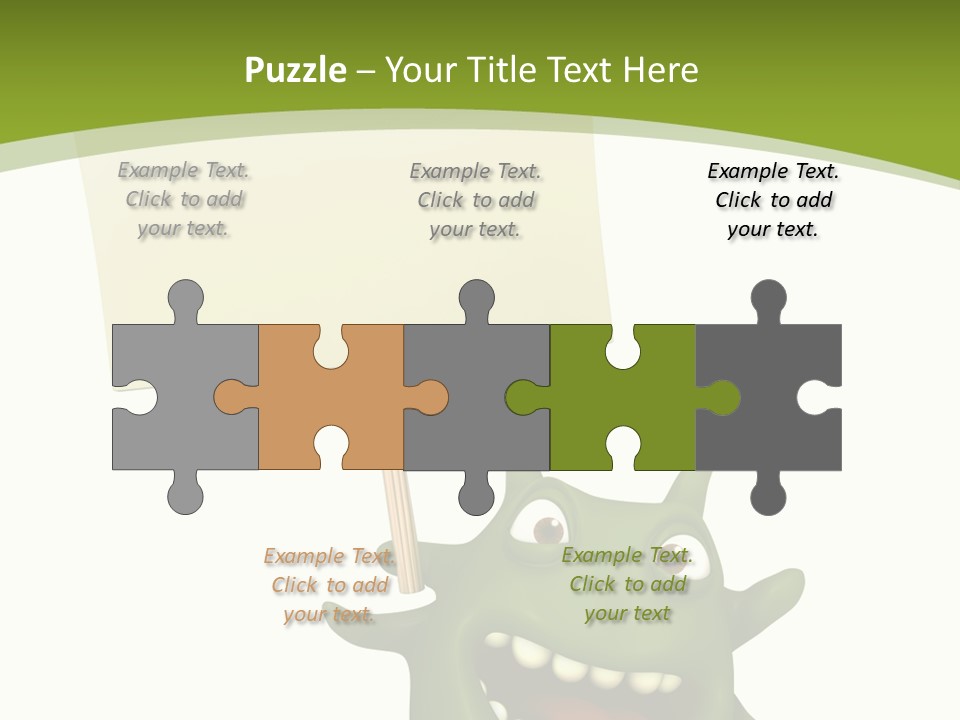 Magnification Banner Call PowerPoint Template