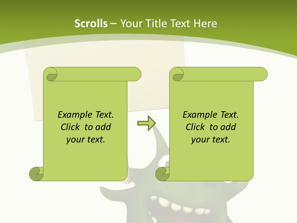 Magnification Banner Call PowerPoint Template