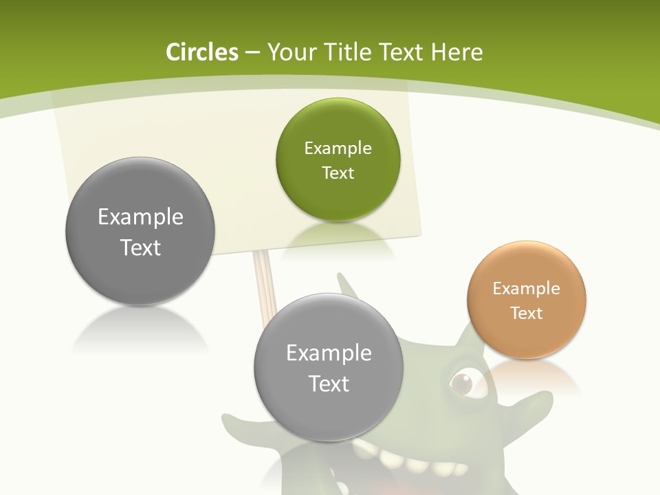 Magnification Banner Call PowerPoint Template