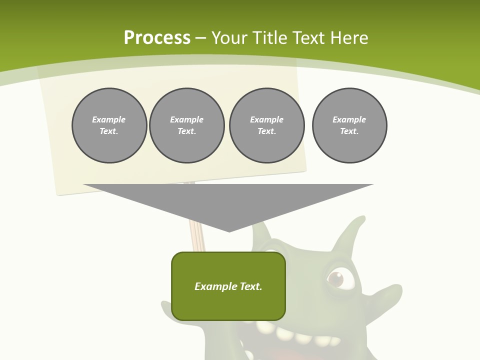 Magnification Banner Call PowerPoint Template