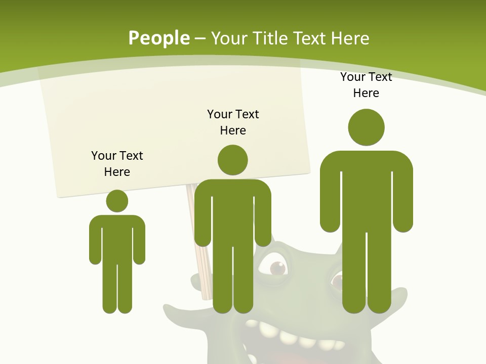 Magnification Banner Call PowerPoint Template