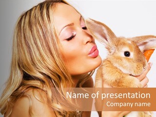 Face Bunny Studio PowerPoint Template