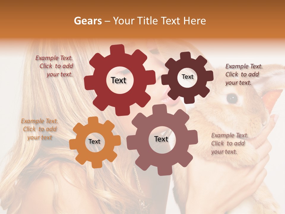 Face Bunny Studio PowerPoint Template