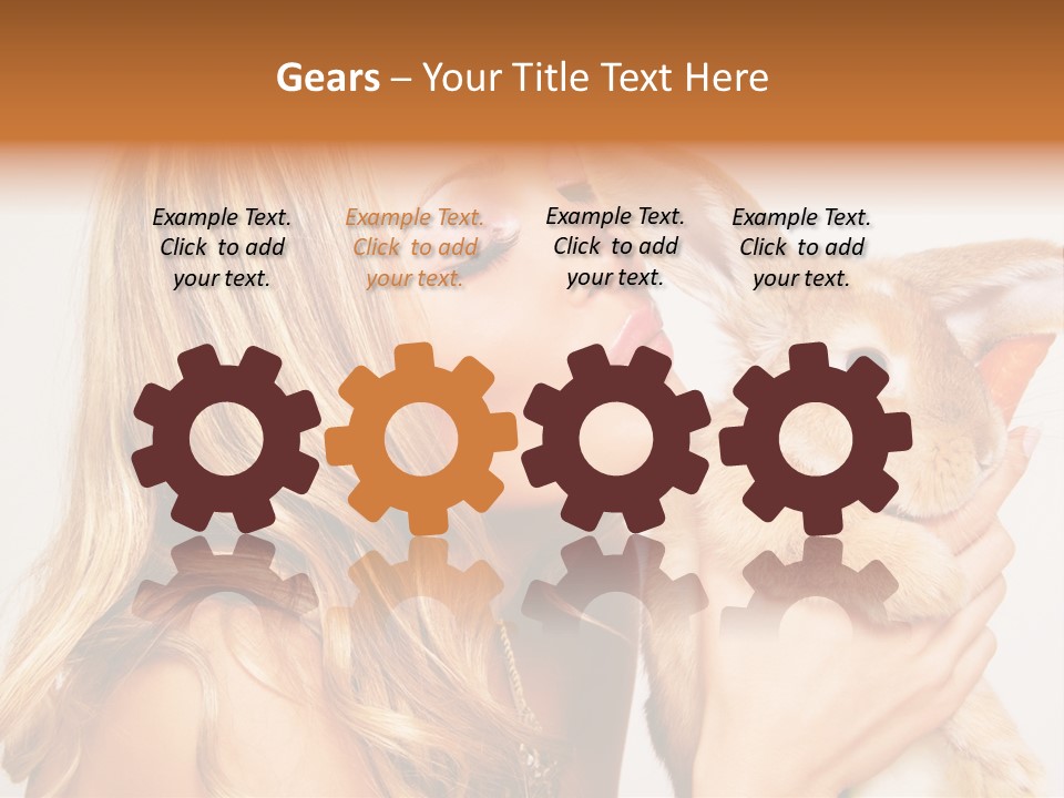 Face Bunny Studio PowerPoint Template