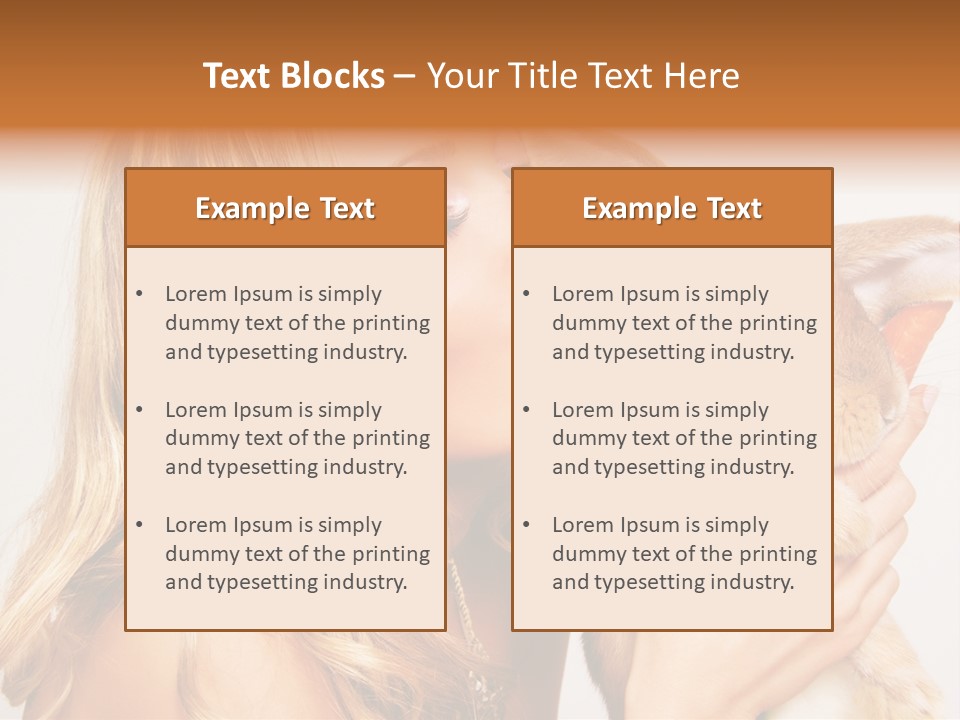 Face Bunny Studio PowerPoint Template
