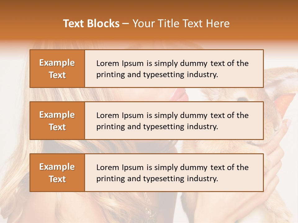 Face Bunny Studio PowerPoint Template