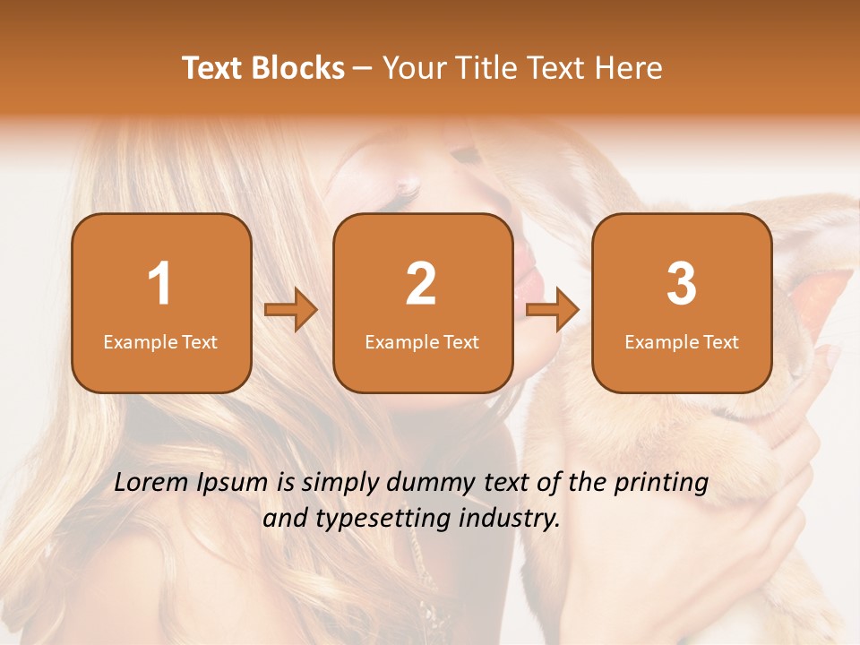 Face Bunny Studio PowerPoint Template
