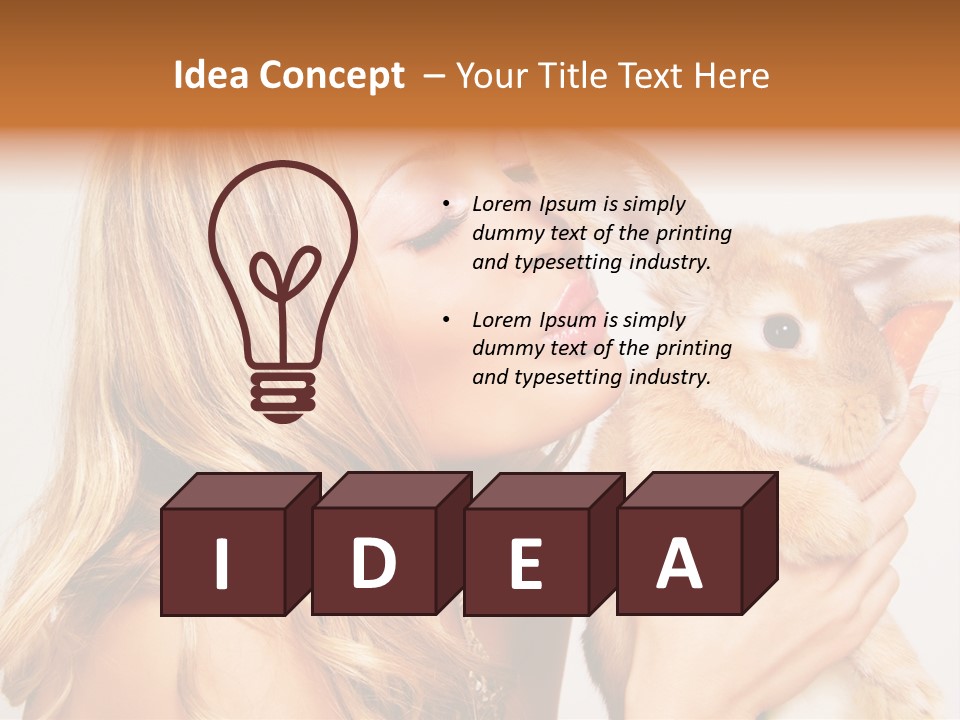 Face Bunny Studio PowerPoint Template