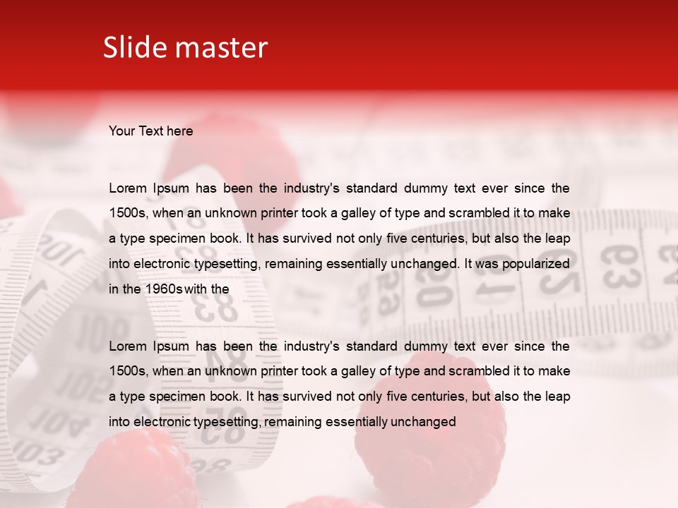 Number Background Vitality PowerPoint Template